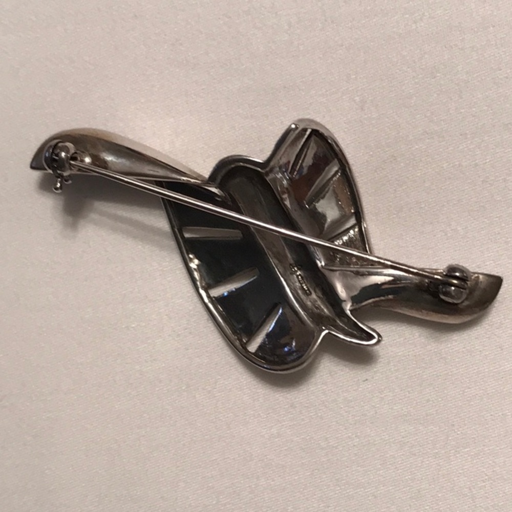 NWOT Vintage Sterling Silver Butterfly Pin/Brooch - Picture 2 of 3
